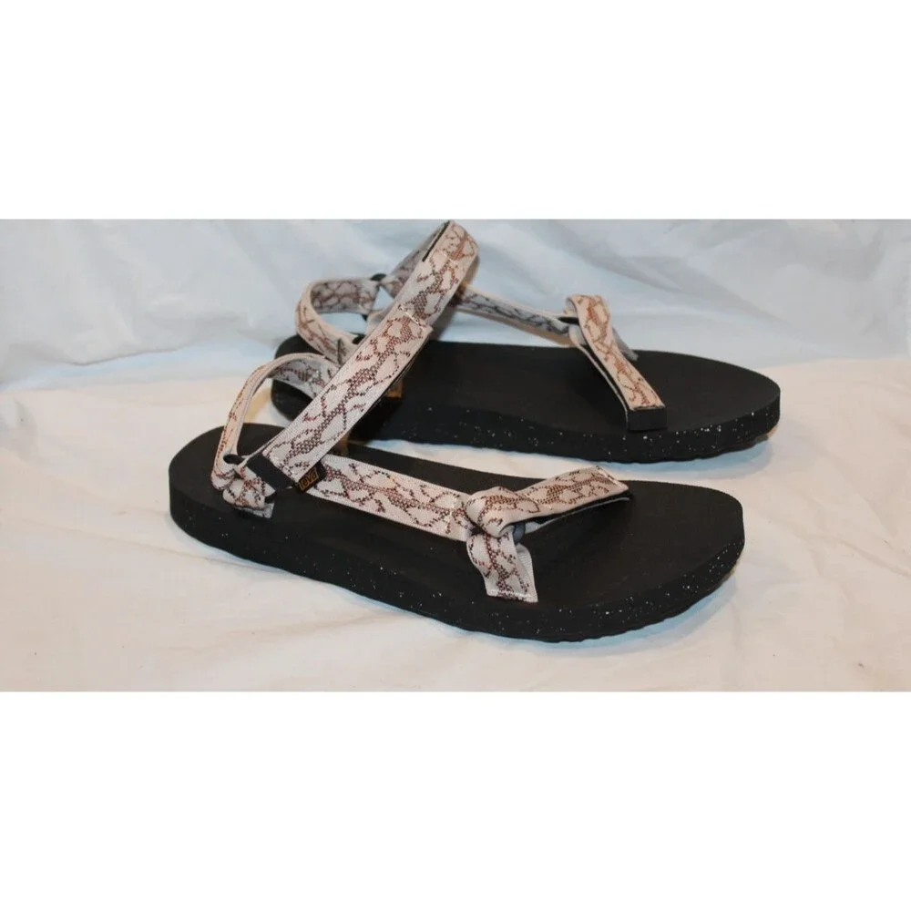 Teva Original Universal Reloop Sandals Natural Black M14/W16
